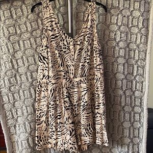 H&M short romper, animal print